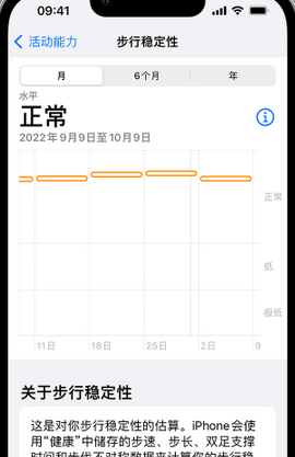 鲅鱼圈iPhone手机维修如何在iPhone开启'步行稳定性通知'