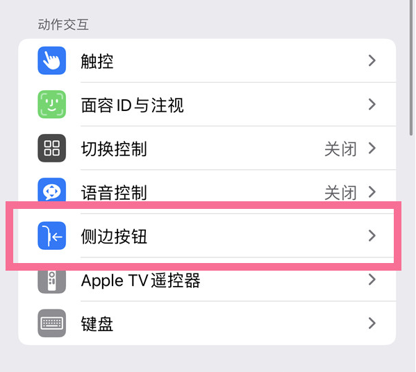 鲅鱼圈苹果14维修店分享iPhone14 Plus侧键双击下载功能关闭方法 