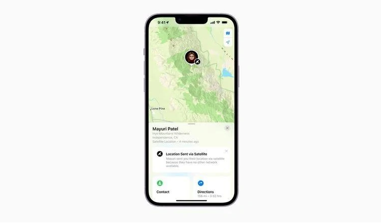 鲅鱼圈苹果14维修分享iPhone14系列中 FindMy功能通过卫星分享位置方法教程 